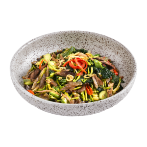 Tumis Bunga Pepaya Cakalang